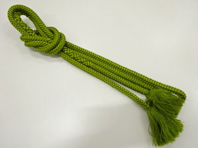 JAPANESE KIMONO / HAND-TIED OBIJIME CORD